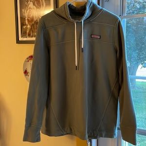 Scoop neck sweater army green